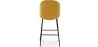 Hocker mit Rückenlehne - Samt gepolstert - Retro Design - Elias image 7