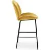 Hocker mit Rückenlehne - Samt gepolstert - Retro Design - Elias image 7