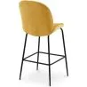 Hocker mit Rückenlehne - Samt gepolstert - Retro Design - Elias image 7
