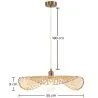 Bambus-Deckenlampe - Pendelleuchte im Boho-Bali-Design - Bahati image 7