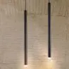  LED-Röhren-Deckenlampe - Schwarze Pendelleuchte - 60cm - Lilu image 7