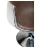 Loungesessel - Design Sessel - Kunstleder und Metall - Cognac image 7