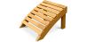 Fußhocker aus Holz für Gartenstuhl - Alana image 7