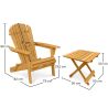 Stuhl und Gartentisch für den Außenbereich - Holz - Alana image 7