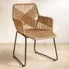 Rattan Esszimmerstuhl - Gartenstuhl Boho Bali Design - Tale image 7