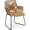Rattan Esszimmerstuhl - Gartenstuhl Boho Bali Design - Tale image 7