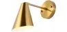  Wandleuchte - Metallkegel - Goldfarben - Livel image 7