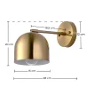 Wandleuchte - Goldenes Metall - Bleni image 7