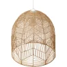 Rattan-Deckenlampe - Pendelleuchte im Boho-Bali-Design - Bu image 7