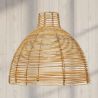 Rattan-Deckenlampe - Pendelleuchte im Boho-Bali-Design - Can image 7