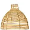 Rattan-Deckenlampe - Pendelleuchte im Boho-Bali-Design - Can image 7