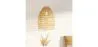 Rattan-Deckenlampe - Pendelleuchte im Boho-Bali-Design - 50cm - Puong image 7