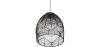 Schwarze Rattan-Deckenlampe - Boho-Bali-Design-Pendelleuchte - Le image 7