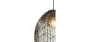 Schwarze Rattan-Deckenlampe - Boho-Bali-Design-Pendelleuchte - Le image 7
