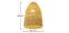 Rattan-Deckenlampe - Boho-Bali-Design-Pendelleuchte - Lie image 7