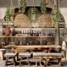 Rattan-Deckenlampe - Pendelleuchte im Boho-Bali-Design - 40cm - Hoa image 7