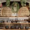 Rattan-Deckenlampe - Pendelleuchte im Boho-Bali-Design - 40cm - Hoa image 7