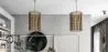 Rattan-Deckenlampe - Hängeleuchte im Boho Bali-Design - An image 7