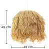 Jute-Deckenlampe - Boho-Bali-Design-Hängelampe - Lien image 7