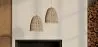 Rattan-Deckenlampe - Boho-Bali-Design-Pendelleuchte - Linei image 7