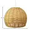 Rattan-Deckenlampe - Boho-Bali-Design-Pendelleuchte - Paon image 7