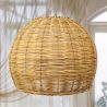 Rattan-Deckenlampe - Boho-Bali-Design-Pendelleuchte - Paon image 7