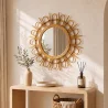  Wandspiegel - Rundes Boho-Bali-Design (60 cm) - Miu image 7