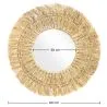  Wandspiegel - Rundes Boho-Bali-Design (60 cm) - Ais image 7