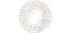 Wandspiegel - Rundes weißes Boho-Bali-Design (60 cm) - Lenai image 7