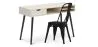 Holzschreibtisch - Skandinavisches Design - Beckett + Esszimmerstuhl - Stylix image 7