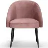 Design-Sessel - In Samt bezogen - Wasda image 7