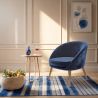 Design-Sessel - In Samt bezogen - Pimba image 7