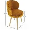 Designersessel - gepolstert in Samt - Yuna image 7