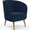 Design-Sessel - In Samt bezogen - Krenda image 7