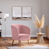 Design-Sessel - In Samt bezogen - Krenda image 7