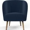 Design-Sessel - In Samt bezogen - Krenda image 7