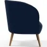 Design-Sessel - In Samt bezogen - Krenda image 7