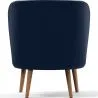 Design-Sessel - In Samt bezogen - Krenda image 7