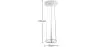 Stehlampe - Große Wohnzimmerlampe mit Kristallknöpfen - Savoni image 7