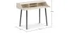 Set Holzschreibtisch - Skandinavisches Design - Torkel + Esszimmerstuhl - Skandinavisches Design - Denisse image 7