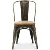 Esszimmerstuhl - Industriedesign - Stahl und Holz - Neuauflage - Stylix image 7