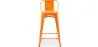 Barhocker mit Rückenlehne - Industriedesign - 60cm - New Edition - Stylix image 7