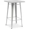Quadratischer Hocker-Tisch - Industriedesign - 100 cm - Galla image 7