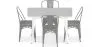 Pack Esstisch und 4 Esszimmerstühle Industrial Design - New Edition- Bistrot Stylix image 7