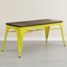 Industriedesign-Bank - Holz und Metall - Stylix
 image 7