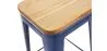 Barhocker - Industriedesign - Holz & Stahl - 76cm - Neuauflage - Stylix image 7