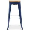 Barhocker - Industriedesign - Holz & Stahl - 76cm - Neuauflage - Stylix image 7