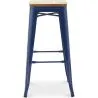 Barhocker - Industriedesign - Holz & Stahl - 76cm - Neuauflage - Stylix image 7