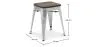 Barhocker im Industriedesign - Holz & Stahl - 45cm - Neuauflage - Stylix image 7