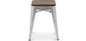 Barhocker im Industriedesign - Holz & Stahl - 45cm - Neuauflage - Stylix image 7